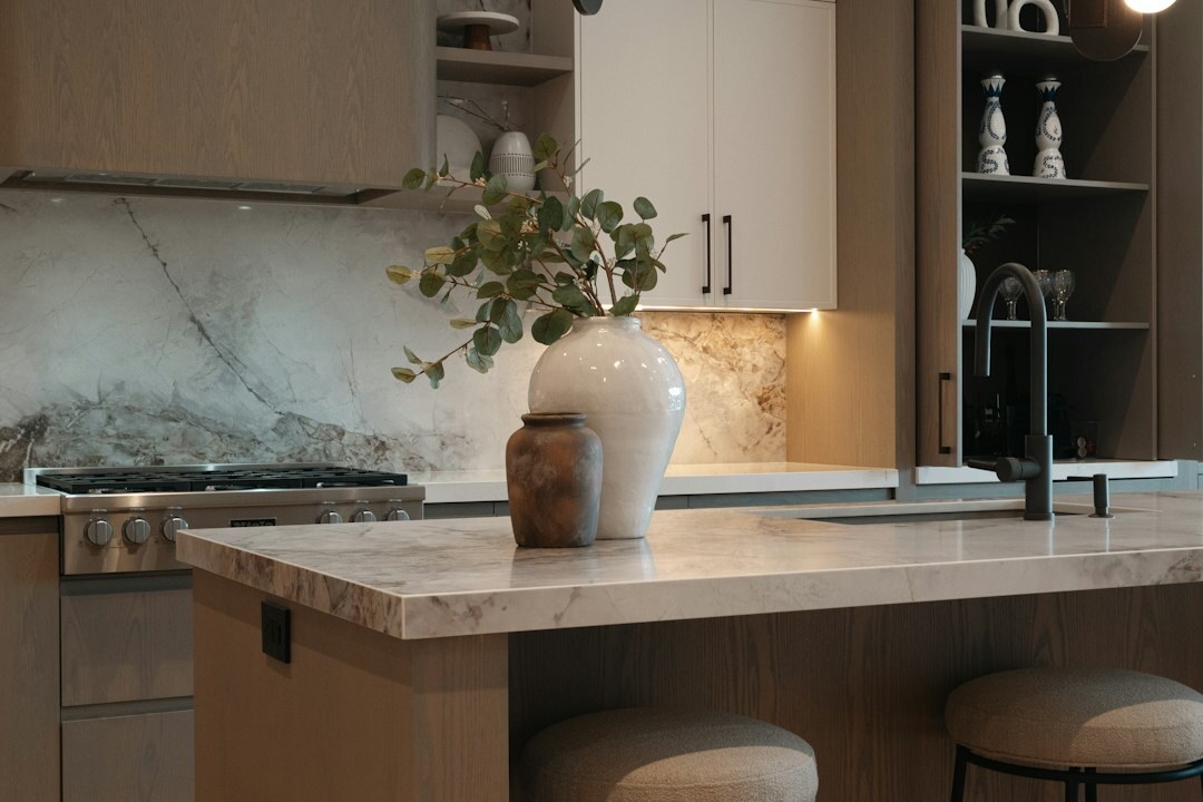 celebrity kitchen with island