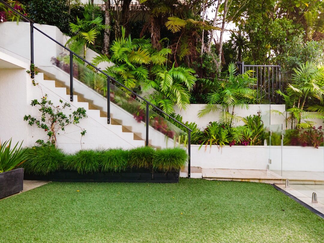 modern celebrity home garden
